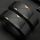 Cinto Masculino Calvin Klein Social Luxo Couro Fivela Automática